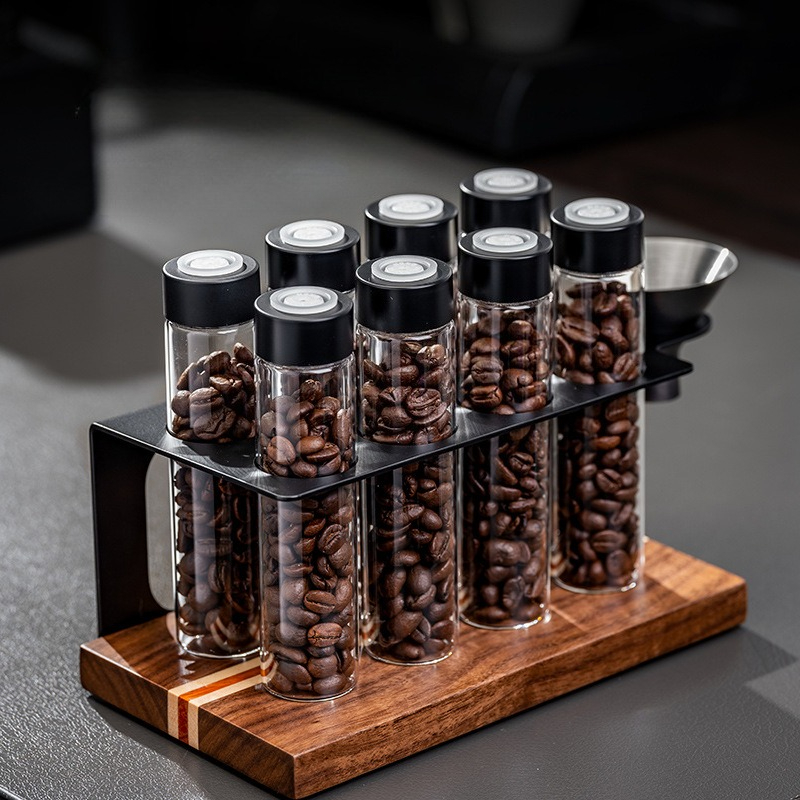 Coffee Equipment Rack - JUSTINLAU Bocaux en verre hermétiques pour