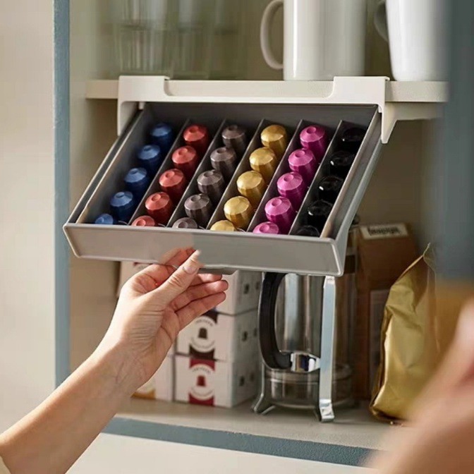 Coffee Equipment Rack - Support pour capsules de café, boîte