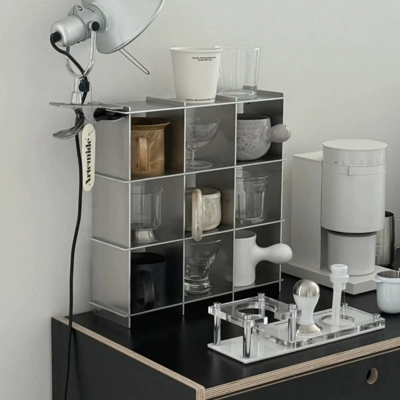 Coffee Equipment Rack - Étagère de rangement minimaliste en alliage
