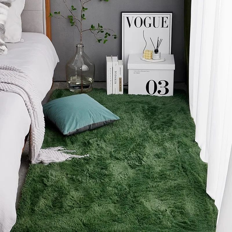 Coffee Equipment At Home - VIKmemorial-Tapis en Laine Vert Luxueux pour