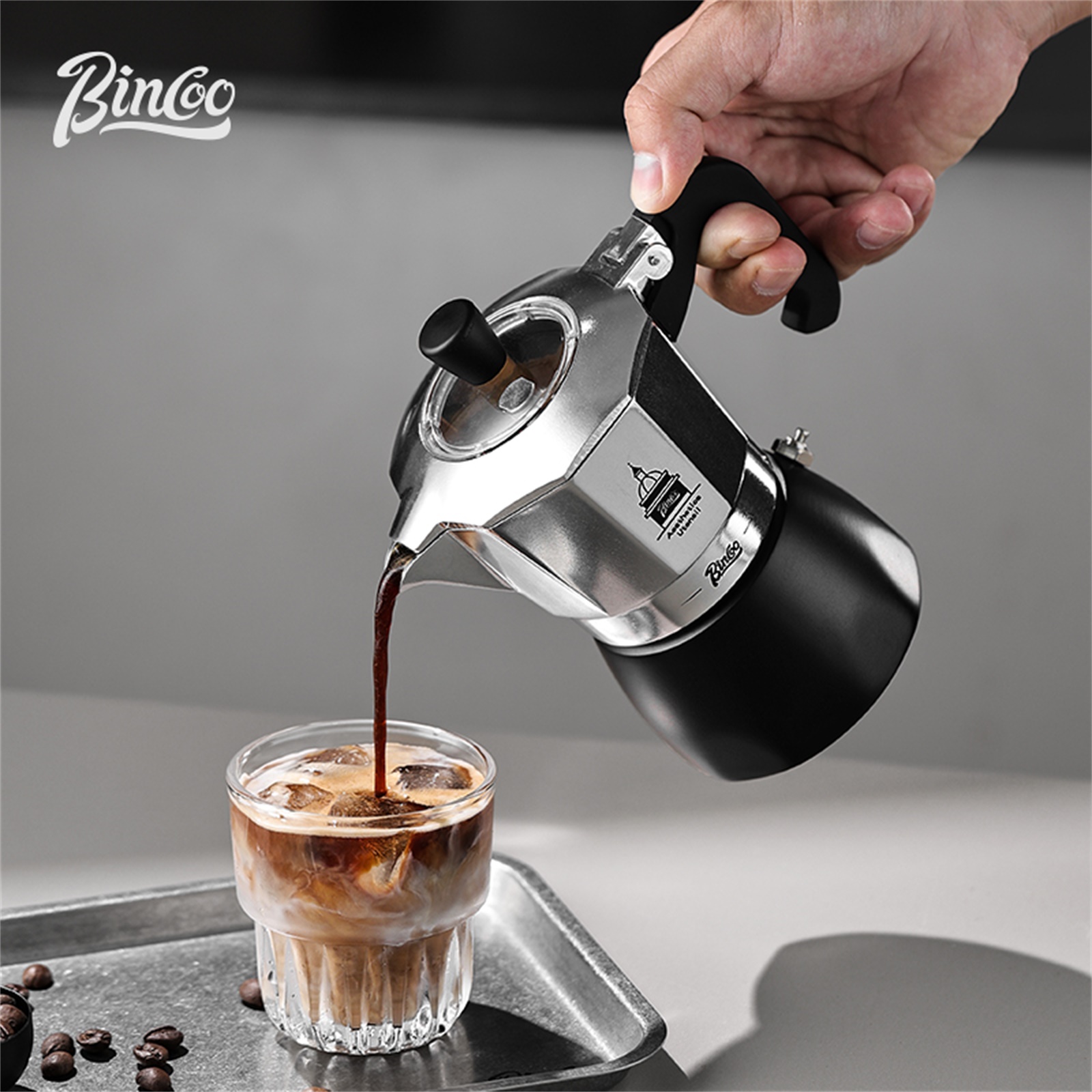 Coffee Equipment Tools - BINCOO Pot Moka à Double Valve,