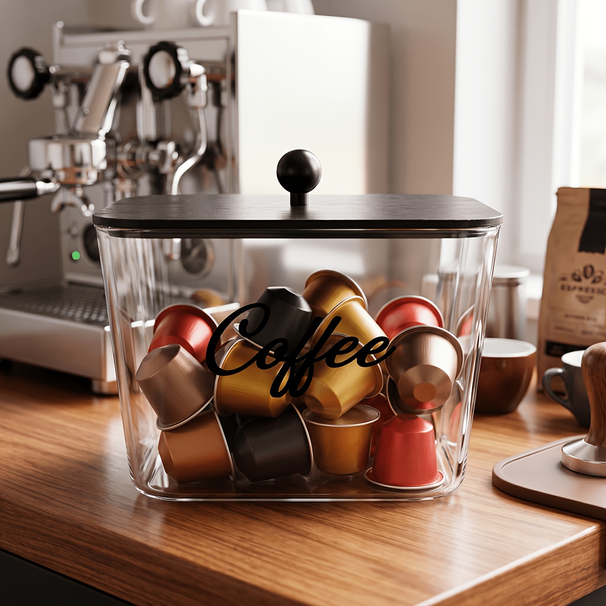 Coffee Equipment Rack - Support pour dosettes de café avec