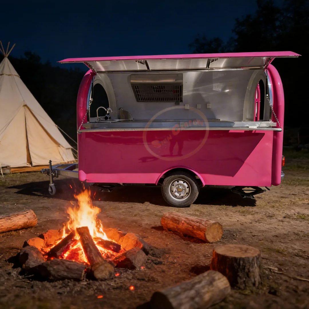 Coffee Equipment For Business - Remorque alimentaire Mobile en fibre de