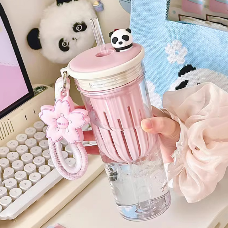 Coffee Equipment Eu - Bouteille d'eau Kawaii avec filtre, tasse
