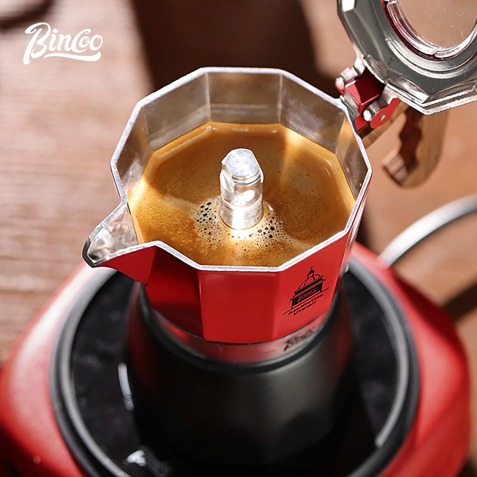 Bincoo Double Valve café Moka  - Coffee Equipment At Home avis et prix