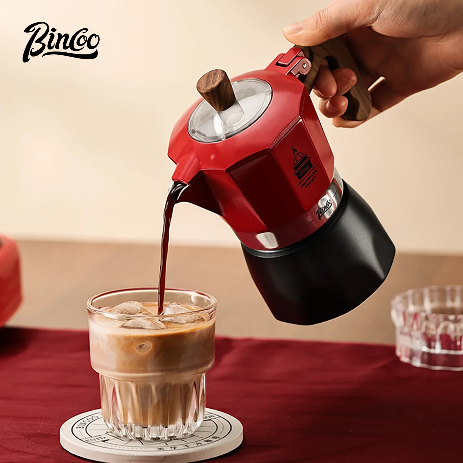 Bincoo Double Valve café Moka  - Coffee Equipment At Home avis et prix