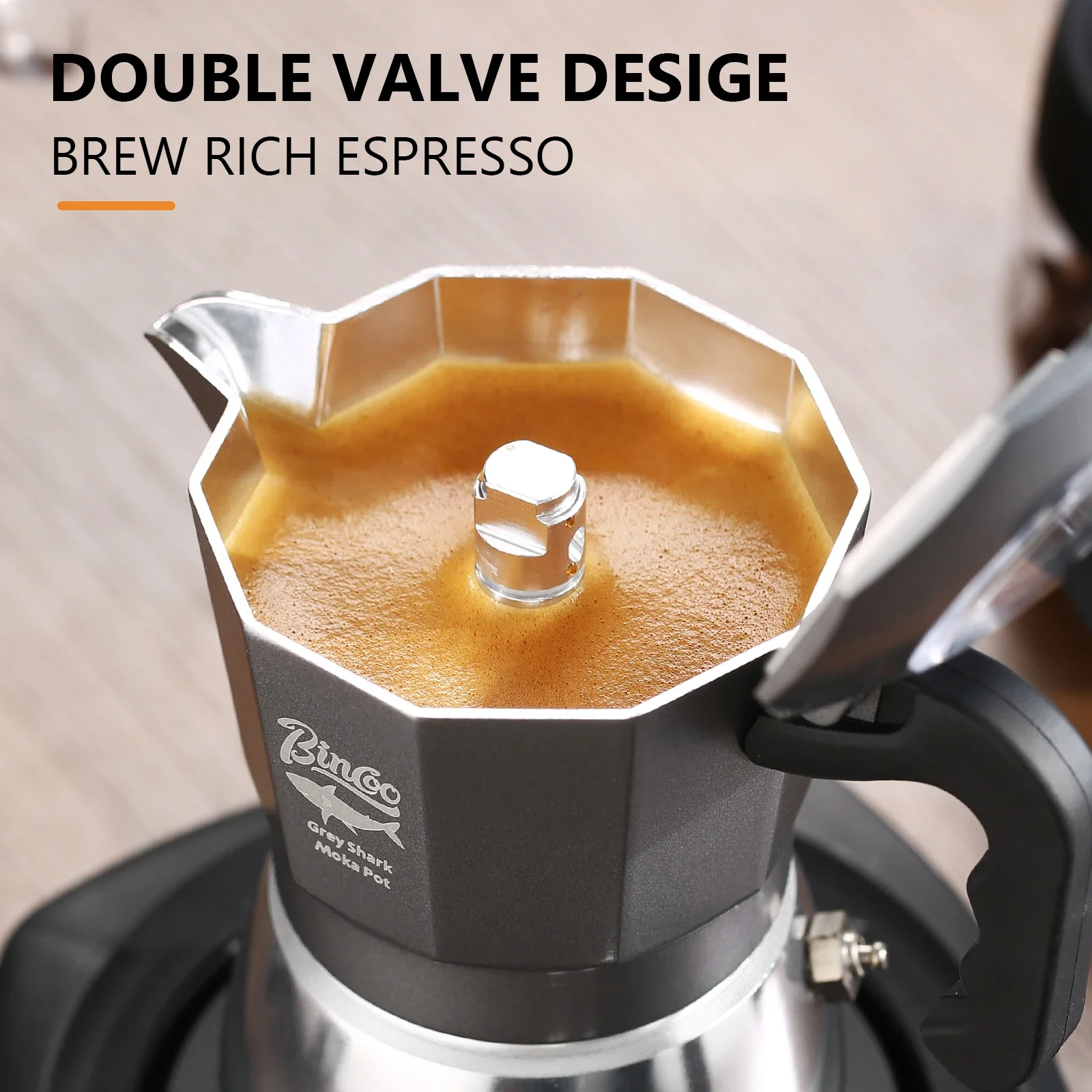 Cafetière Moka Bincoo à double - Coffee Equipment Tools avis et prix