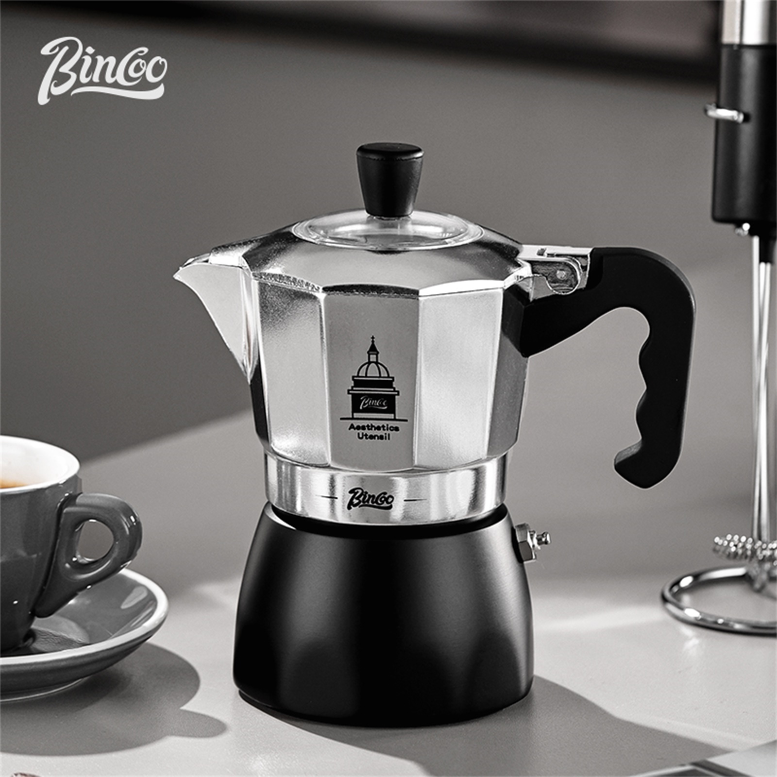 BINCOO Pot Moka à Double Valve - Coffee Equipment Tools avis et prix