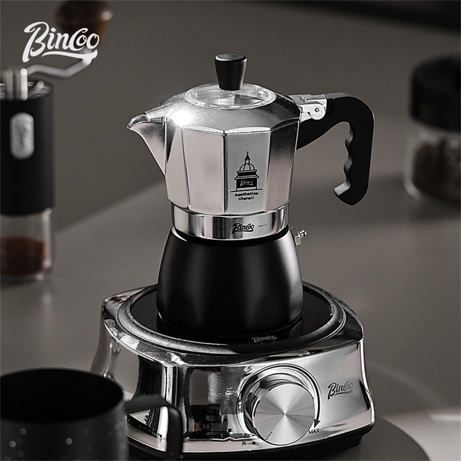 BINCOO Pot Moka à Double Valve - Coffee Equipment Tools avis et prix