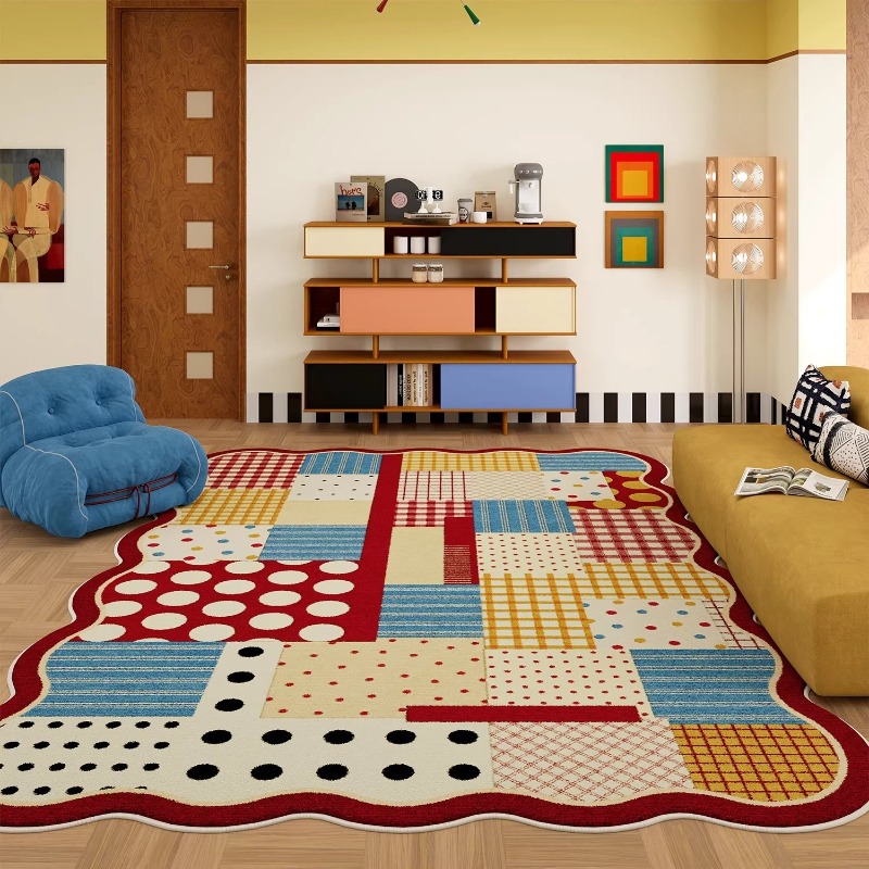 Tapis de salon abstrait motif  - Coffee Equipment At Home avis et prix